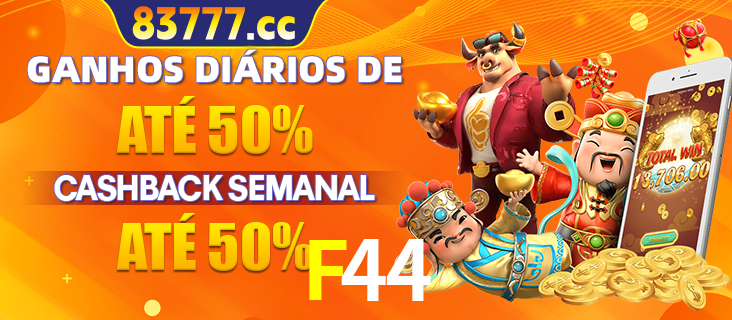 Anúncio de um membro ganhador do cassino F44 que ganhou R$2.193.486,00 jogando o slot PG Fortune Tiger, com os mascotes do jogo comemorando o prêmio.